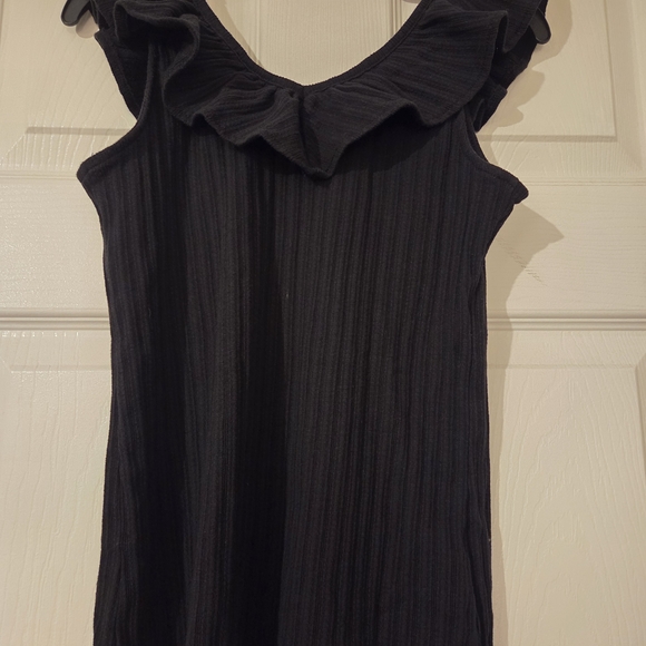 Ann Taylor Elegant Black Sleeveless Blouse - Picture 3 of 3